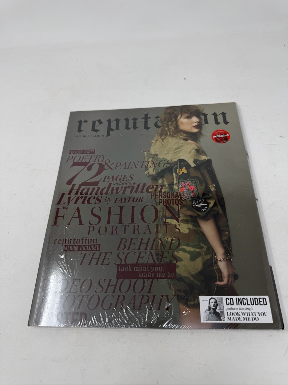 Taylor Swift Reputation Volume 2 Magazine w/ CD Target Exclusive In Packaging